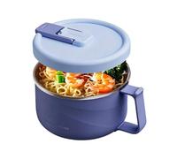 Bols de soupe avec anses et couvercles | 1100 ml, contenants alimentaires avec liner en isolé,Tasse à Soupe et Bol à Nouilles Instantanées - pour Maison Cuisine Restaurant Camping Pique-nique