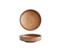 bols de trempage 1pcs bol de pouce poterie sauce ronde céramique petite assaisonnement plat en gros bol argile wasabi soja sauce boîte de sauce Plonger des bols(D)