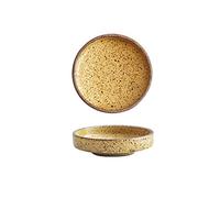 bols de trempage 1pcs bol de pouce poterie sauce ronde céramique petite assaisonnement plat en gros bol argile wasabi soja sauce boîte de sauce Plonger des bols(E)