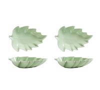 bols de trempage 2 Pack Feuille Shape Sauce Sauce Céramique Sauce Sauce Plats Apéritif Sauce Sauce Sauce Dépousser Bols pour salade Dessert Snack Apéritif ou Service Assaisonnement Plonger des bols(D)