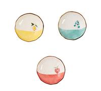 bols de trempage 3 Pack Dipping Sauce Bols Sauce Soja en céramique Sauce Double Condiment Sauce Plat pour Soa Sauce Vinaigre Sushi Plaques d'apéritif ou assaisonnement (2.05 oz) Plonger des bols