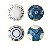 bols de trempage 4pcs ménage rond sauce en céramique sauce soja sauce trempage bols apéritif plaques plats d'accompagnement plats de service de service de style japonais Plonger des bols(A)