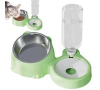 Bols d'eau pour aliments et chats - Bols surélevés inclinés | acier inoxydable | Design idéal pendant les repas pour réduire la pression cervicale et éviter les vomissements