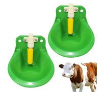 Bols d'eau pour moutons | 2 abreuvoirs automatiques de ferme pour bétail | Fontaine à eau pour chèvre de 600 ml, distributeur de boisson, équipement d'alimentation avec valve