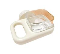 Bols d'oiseaux, Plat de Nourriture paraket - Anti-Tip Transparent du Perroquet | Accessoires en Cage Chinchilla, Fournitures d'arrosage, Bols d'eau avec Pince pour Les Gris africains Conure