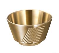 Bols en acier inoxydable pour servir des aliments chauds ou froids, y compris céréales, soupes, collations et desserts, légers et efficaces à stocker (12 cm)