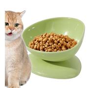 Bols Inclinés Pour Chats - Distributeur D'Eau Anti-Basculement Avec Support De Cou De 200ml - Gamelle surélevée Inclinée à 15 Degrés,Pour Petits Chiens, Chats, Chiots, Voyage Et Nourriture En Intérieu