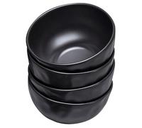 Bols Organic 15cm noirs set de 4 Kare Design