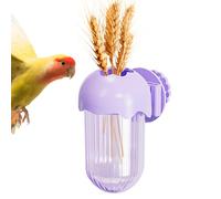 Bols pour cage à oiseaux, mangeoire à oiseaux, récipient compact à clipser pour eau alimentaire, design durable et facile à nettoyer, pour les budgies, les cockatiels, les pinches, les cônes et les