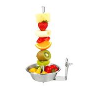 Bols pour cages pour, support alimentaire sans encombrement, mangeoire à calopsitte en acier | pour Cockatiel Finch Légume Pet Crate Pole Hors Cour Intérieur