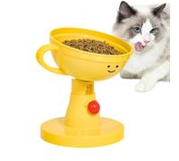 Bols pour Chat Surélevés - Gamelle de Voyage pour Chien et Chat à 5 Niveaux Anti-dérapant Hauteur Réglable,Écuelle Haute pour,pour Maison, Camping, Extérieur, Jardin