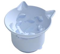 Bols pour chats à alimentation lente, assiettes pour animaux de compagnie à angle incliné, bols réglables pour nourriture ou eau pour chat, assiettes pour chat avec angle réglable avec ventouse pour