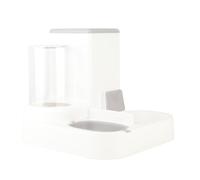 Bols pour Chats à Double Chien, éviter l'eau d'eau et Le Bol de Nourriture (Gray)