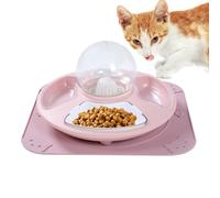 Bols pour chats, bol de nourriture pour chats - Bol de culture pour l'de chat,Plat d'arrosage pour animaux de compagnie, remplissage automatique de l'eau, mangeur de chaton multifonctionnel pour la ma