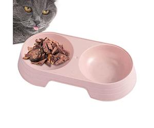 Bols pour chats pour nourriture et eau, Bols Macaron doubles pour chiens et chats, Bol pour chien de nourriture pour bol antidérapant pour et animaux de compagnie de petite taille et moi