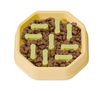Bols pour chiens à alimentation lente - Pour chiens à alimentation lente, mangeoires Puzzl, distributeur de friandises pour léchage antidérapant, pour prévenir l'étouffement pour