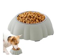 Bols pour Chiens | Assiette d'alimentation Inclinée Anti-Renversement en Forme de | Gamelle en Acier Inoxydable Chien - pour Chiot Et Extérieur Voyage Maison Et Intérieur