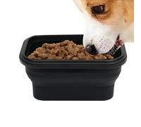 Bols pour Chiens Pliables - Plat hygiénique Compact | Chien de Road Trip Qui Mange Un Bol, Nourrir Un Plat arrosant pour la Marche, Les Voyages, Les Aventures en Plein air