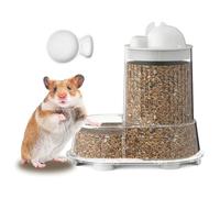 Bols Pour Hamster - Distributeur Automatique Alimentation Lapin Pour Clapier - Dispensateur Transparent Stable Avec Design Détachable Pour Gerbilles Souris Hérissons Pigeons Furets Chinchillas Et Rang