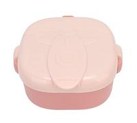 Bols pour Tout-petits, Bol Isolant pour bébé d'une capacité de 360 ml avec Couvercle Hermétique Facile à Nettoyer pour l'extérieur (Rose)