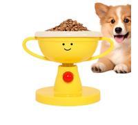 Bols Surélevés Pour Chats - Station D Alimentation Petite A Hauteur Réglable 5 Niveaux Antidérapante Pour Animaux - Station de Repas Haute Pour Chat - pour Nourriture et Eau, Manger Debout, Voyage, Ma