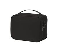 Bolsa Aseo Neceser Mujer Hombre (EPRT Tejido),Impermeable de Gran Capacidad Neceser Maquillaje,Bolsa de Aseo Black