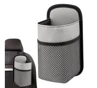 Bolsa de almacenamiento para vasos de agua de coche | Bolsa para colgar botellas de agua para coche | Organizador de botellas de tela Oxford réglable para el lateral del asiento del coche para coches