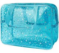 Bolsa de cosméticos Grande y Bolsa de viaje con ASA, Matériau durable, diseño de cremallera, idéal pour maquillaje, artículos esenciales de viaje, Rosa, 30 x 13 x 21 cm - Ling