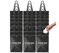 Bolsas De Basura Para Coche 140 G - 50 Contenedores De Basura Automotrices A Prueba De Fugas | Papelera Para Asiento Delantero Del Vehículo | Revestimientos De PE Desechables Para Vehículos Recreativo