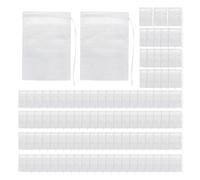 Bolsas de Té con Cordón No Tejidas - Colador de té de malla fina, de infusión, filtro de hierbas | de filtro transpirant con material duradero, multiuso para suté elto, s