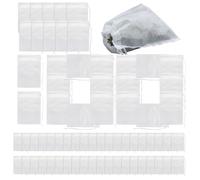 Bolsas De Té Vacías Para Té Suelto - Bolsas Con Cordón No Tejidas, Malla Transpirable, Filtro | De Té Sellada Con Infusión De Hierbas, De Preparación Para Café, Té, Vainilla, Ba