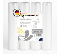 2 Rouleaux pour Appareil de Mise Sous Vide (Sacs Sous Vide Alimentaire) (30 x 6 (4))