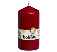 Bolsius 103615300144 Bougie ronde 13x6,8cm vieux rouge, rouge