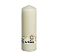 Bolsius 103615570105 Bougie ronde, Ø 6,8 cm, H 20 cm, trempée, ivoire
