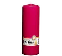 Bolsius 103615570138 Bougie Pilier, Cire de Paraffine, Fuchsia