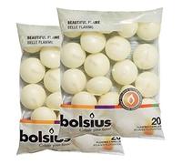 BOLSIUS 20 FLOATING CANDLES [Ivory] x 2