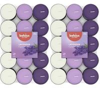 Bolsius - 30 Duft theelichter - Lavendel - Brenndauer von 3,5 Stunden - Durchmesser 38 mm - Natürliche Extrakte - Enthält Veganes Wachs - Ohne Palmöl (Lot de 2)