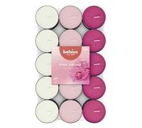 Bolsius - 30 Duft theelichter - Rosa Orchidee - Brenndauer von 3,5 Stunden - Durchmesser 38 mm - Natürliche Extrakte - Enthält Veganes Wachs - Ohne Palmöl