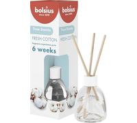 bolsius 8717847067746 True Scents - Bâtonnets Parfumés Diffuseur de Parfum d'intérieur - Coton Frais - 1 Pièce - 60 ML - jusqu'à 6 Semaines - Parfum d'intérieur - avec des Extraits Naturels