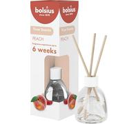 bolsius 8717847184597 True Scents - Bâtonnets Parfumés Diffuseur de Parfum d'intérieur - Pêche - 1 Pièce - 60 ML - jusqu'à 6 Semaines - Parfum d'intérieur - avec des Extraits Naturels