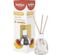 bolsius 8717847184603 True Scents - Bâtonnets Parfumés Diffuseur de Parfum d'intérieur - Mangue - 1 Pièce - 60 ML - jusqu'à 6 Semaines - Parfum d'intérieur - avec des Extraits Naturels