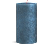 bolsius Bloc bougie rustique Shimmer 130 x 68 mm Bougie bleue