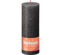 Bolsius Bougie à bout Stormy Grey Ø68 mm - hauteur 19 cm - gris foncé - 85 heures de combustion
