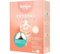 BOLSIUS Bougie à chauffe-plat Crystal Lights24pc ws 408751