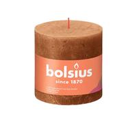 Bolsius Bougie à tête ronde Spice Brown Ø100 mm - hauteur 10 cm - cannelle - 62 heures de combustion