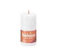 Bolsius Bougie bloc rustique 130/68 Blanc