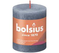 Bolsius Bougie bloc rustique 80/68 Bleu