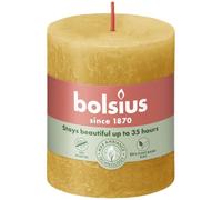 Bolsius Bougie bloc rustique 80/68 Ocre