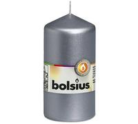 Bolsius Bougie d'allumage ronde argent 120/58mm