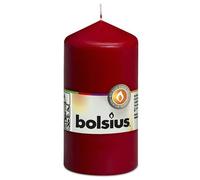 Bolsius Bougie d'allumage ronde rouge 120/58mm